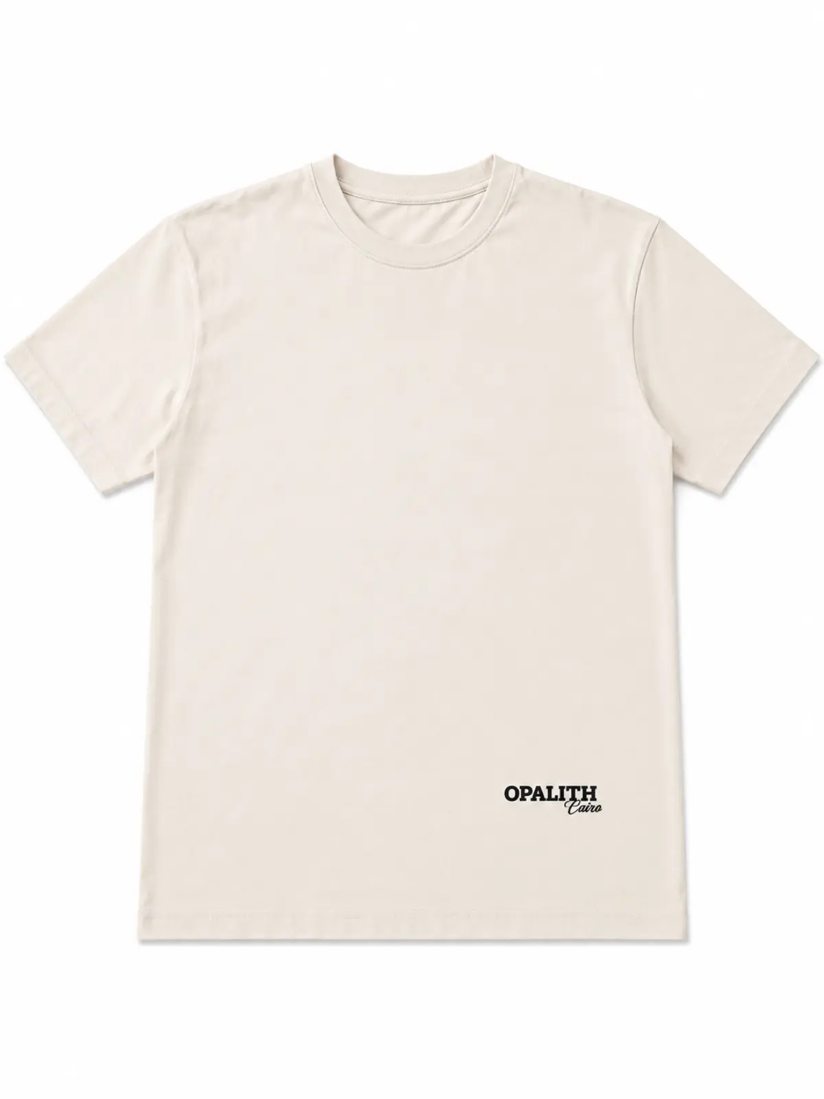 Opalith Crest Graphic Tee Beige